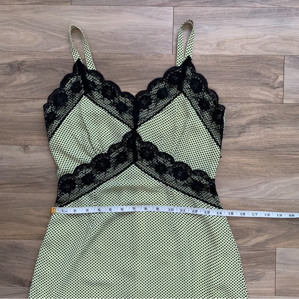 Glamorous Yellow and Black Polka Dot Maxi Dress - Picture 5 of 8